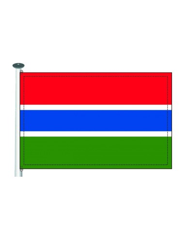 Bandera Gambia exterior