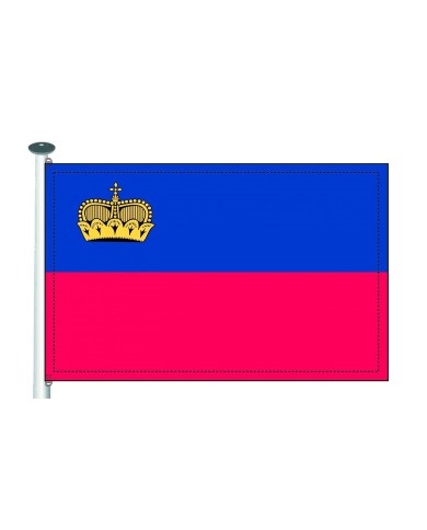 Bandera Liechtenstein exterior