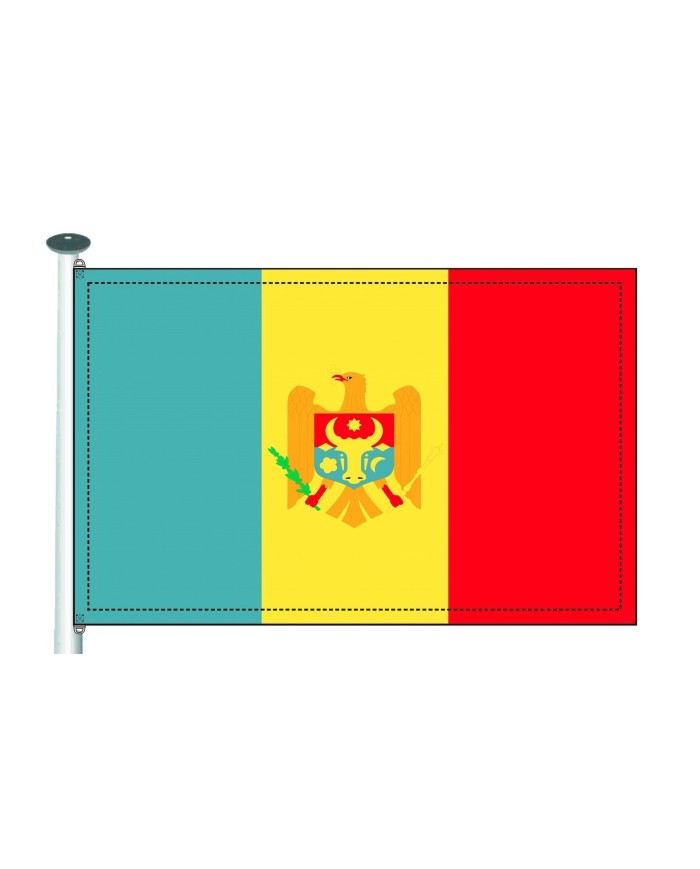 Bandera Moldavia exterior
