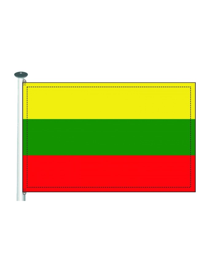 Bandera Lituania exterior Bandera Lituania exterior