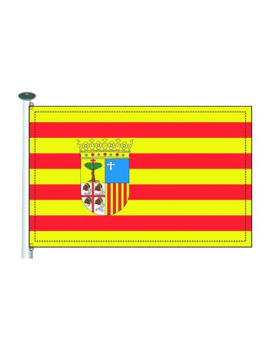 Bandera Aragón exterior Bandera Aragón exterior