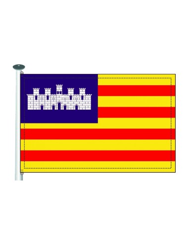 Bandera Baleares exterior Bandera Baleares exterior
