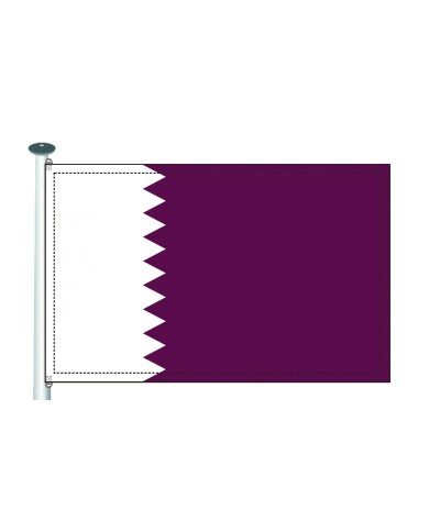 Bandera Qatar exterior Bandera Qatar exterior