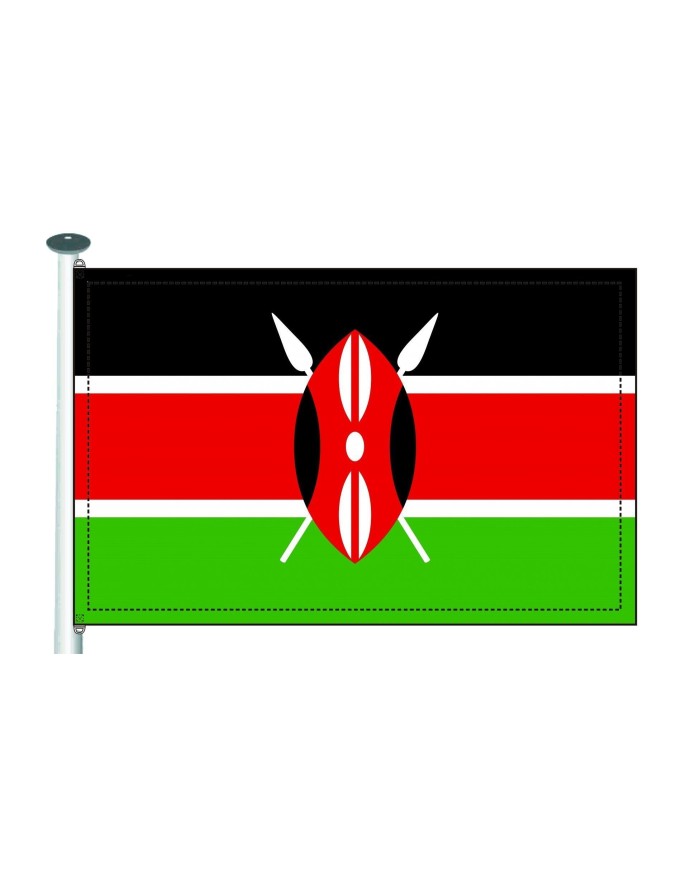 Bandera Kenia exterior