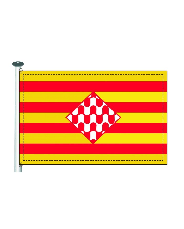 Bandera Gerona ( provincia )