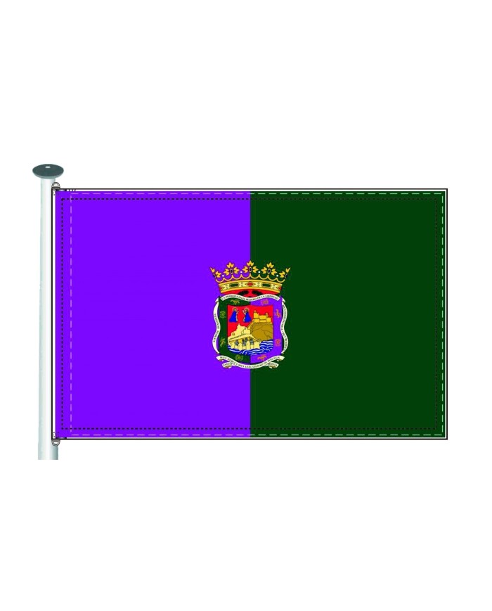 Bandera Málaga exterior •