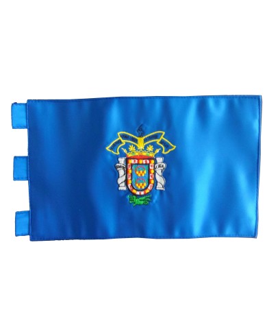 Bandera Melilla raso interior