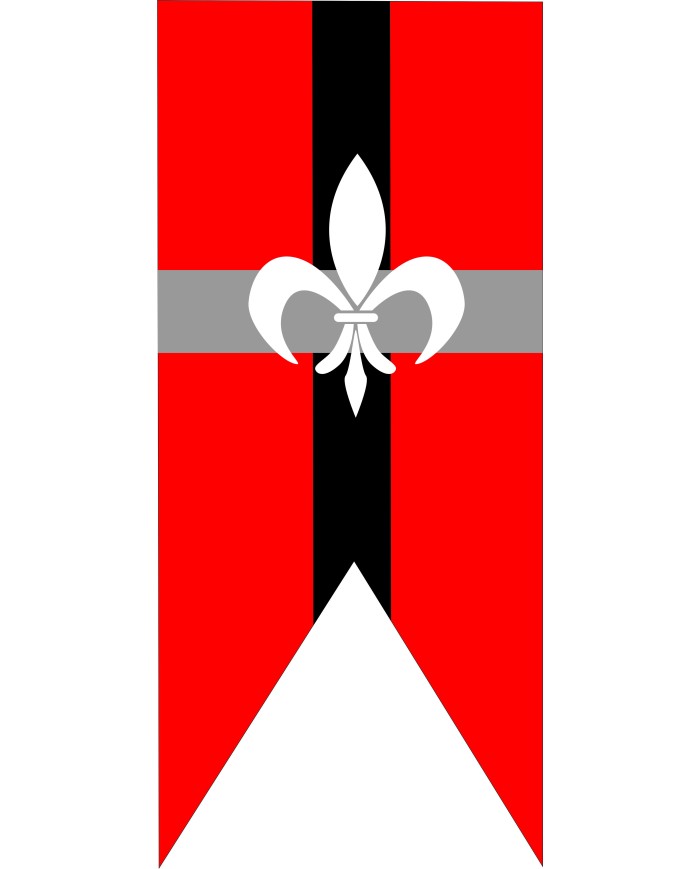 Bandera medieval modelo 6