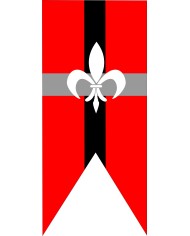 Bandera medieval modelo 6