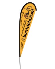 Bandera Burricleta fly gota Bandera Burricleta fly gota