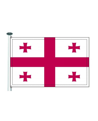 Bandera Georgia 10 x 15 cm. Bandera Georgia 10 x 15 cm.