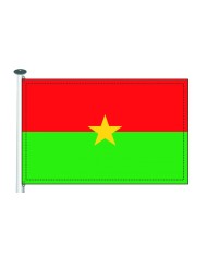 Bandera Burkina Faso 10 x 15 cm.