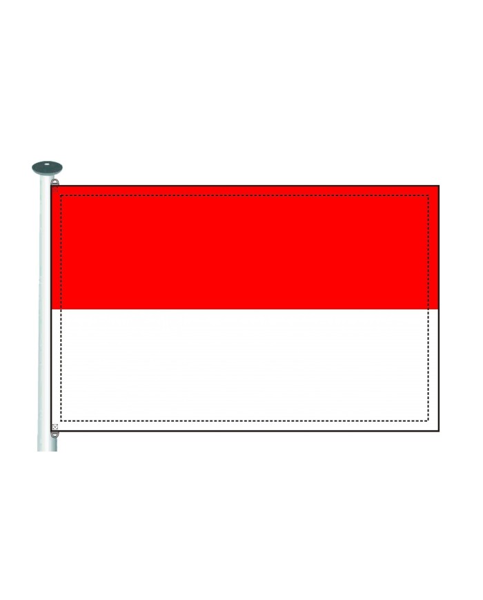 Bandera Indonesia 10 x 15 cm.