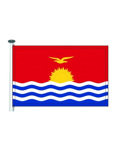 Bandera Kiributi 10 x 15  cm. Bandera Kiributi 10 x 15  cm.