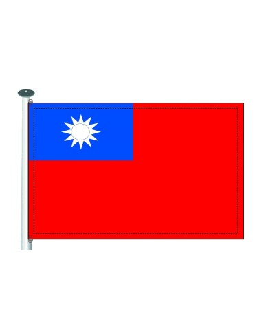 Bandera Taiwan 10 x 15 cm. Bandera Taiwan 10 x 15 cm.