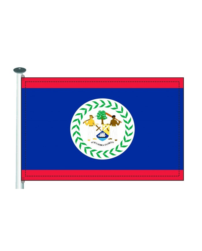 Bandera Belice 10 x 15 cm. Bandera Belice 10 x 15 cm.