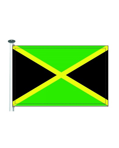 Bandera Jamaica 10 x 15 cm. Bandera Jamaica 10 x 15 cm.