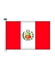 Bandera Perú 10 x 15 cm.