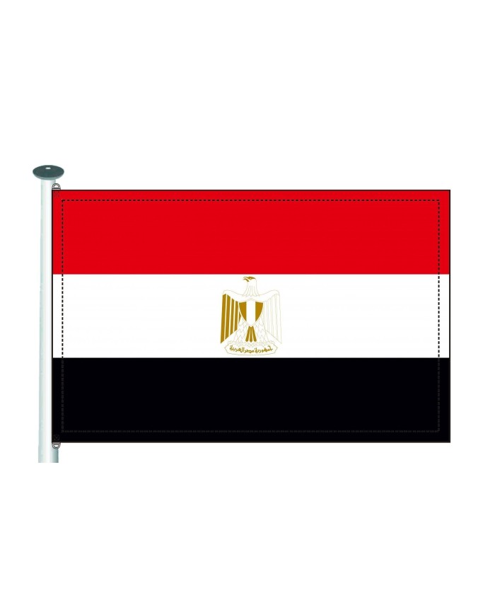Bandera Egípto 10 x 15 cm. Bandera Egípto 10 x 15 cm.