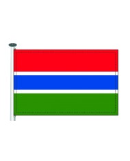 Bandera Gambia 10 x 15 cm.