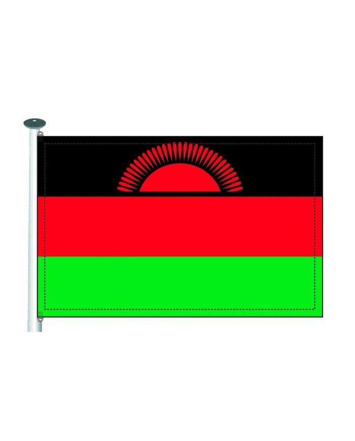 Bandera Malawi 10 x 15 cm.