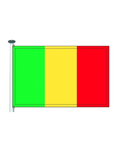 Bandera Malí 10 x 15 cm. Bandera Malí 10 x 15 cm.