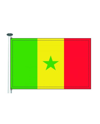 Bandera Senegal 10 x 15 cm. Bandera Senegal 10 x 15 cm.