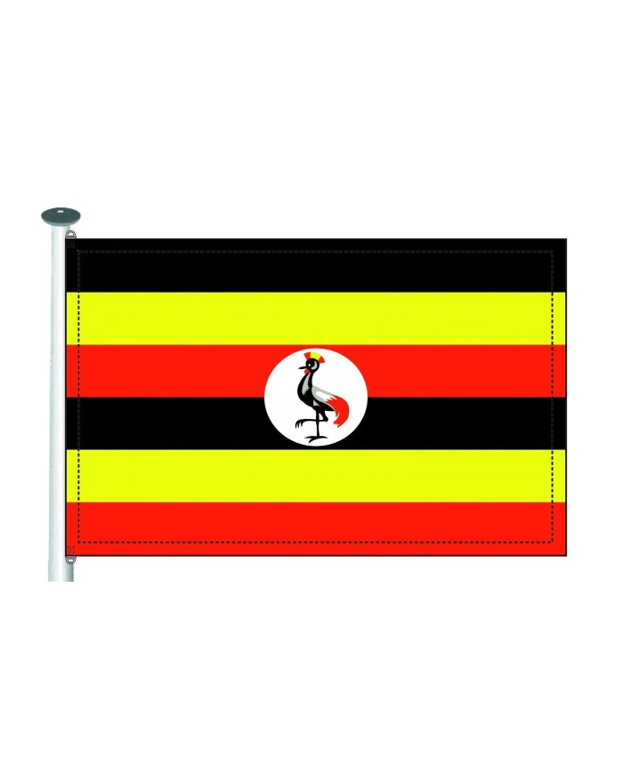 Bandera Uganda 10 x 15 cm. Bandera Uganda 10 x 15 cm.