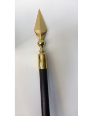 Base de madera y dos mástiles de madera en V 220 cm.  Base de madera y dos mástiles de madera en V 220 cm.