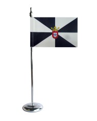 Bandera Ceuta raso interior