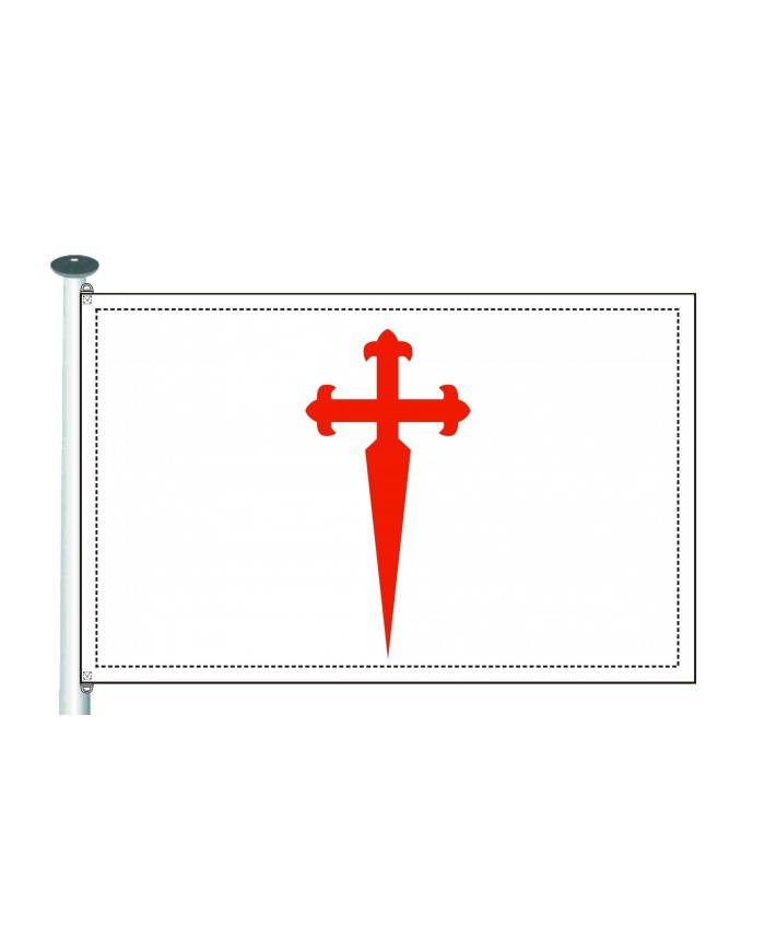 Bandera Cruz de Santiago Bandera Cruz de Santiago