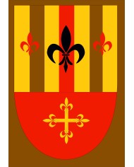 BANDERA MEDIEVAL MODELO 26  100X70 CM. EXTERIOR