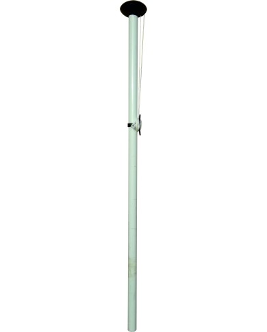 Mástil aluminio 3 MT. X48 m/m Ø con cuerda Mástil aluminio 3 MT. X48 m/m Ø con cuerda