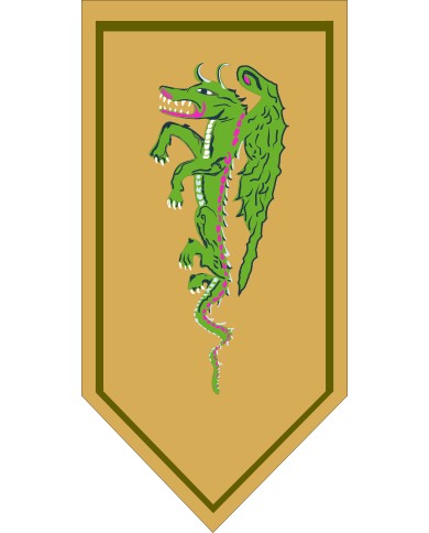 Bandera Dragón Alado Bandera Dragón Alado