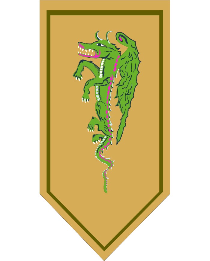 Bandera Dragón Alado Bandera Dragón Alado