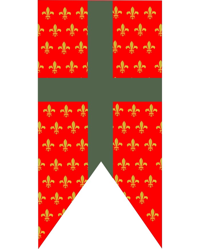 Bandera Medieval modelo 46
