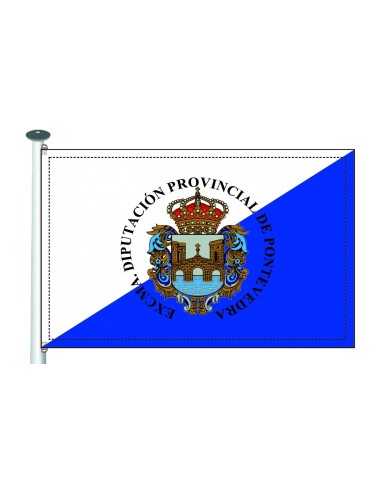 Bandera Diputación de Pontevedra