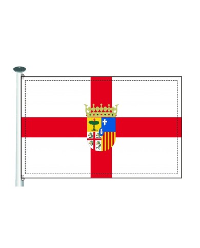 Bandera Diputación de Zaragoza Bandera Diputación de Zaragoza