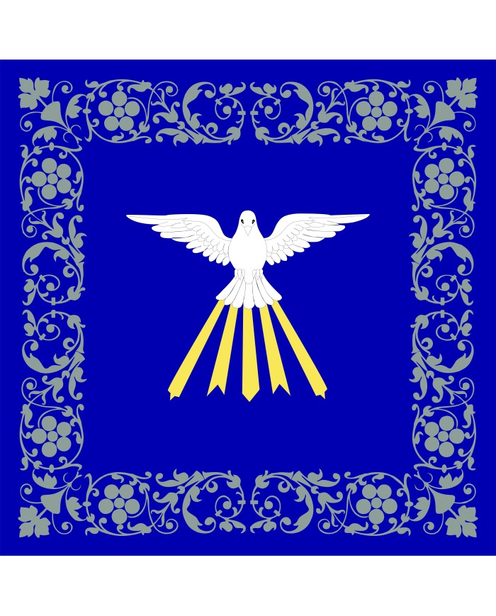 Bandera Espíritu Santo modelo Estandarte Bandera Espíritu Santo modelo Estandarte