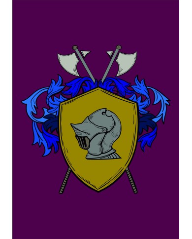 Bandera Medieval modelo 58