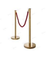 Separador base cónica dorada terminación plana