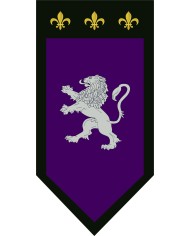 Bandera medieval modelo 76