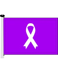 Bandera Contra la Violencia de Género Lazo