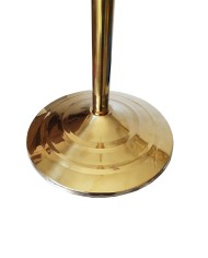 PEANA CONICA Y ASTA DORADA TELESCÓPICA 3 M. CON BOLA