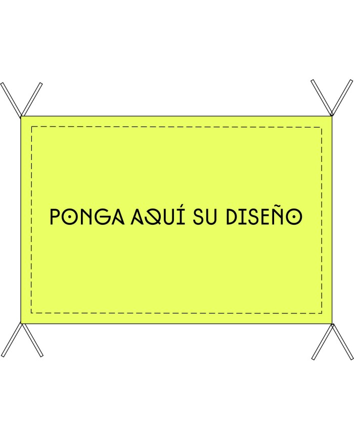 Estandarte para balcón