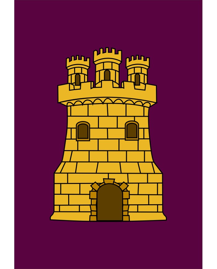 Bandera medieval castillo