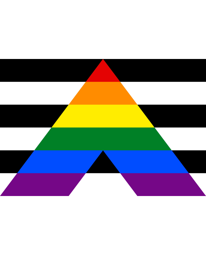 Bandera Aliade del movimiento LGBTIQA+
