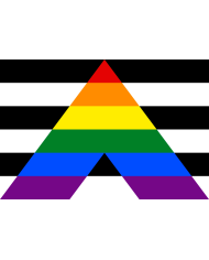 Bandera Aliade del movimiento LGBTIQA+