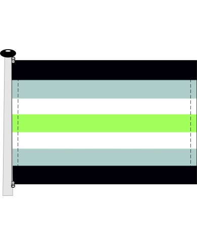 Bandera del orgullo agénero Bandera del orgullo agénero