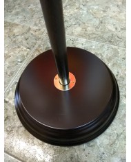 Peana redonda de madera divisible